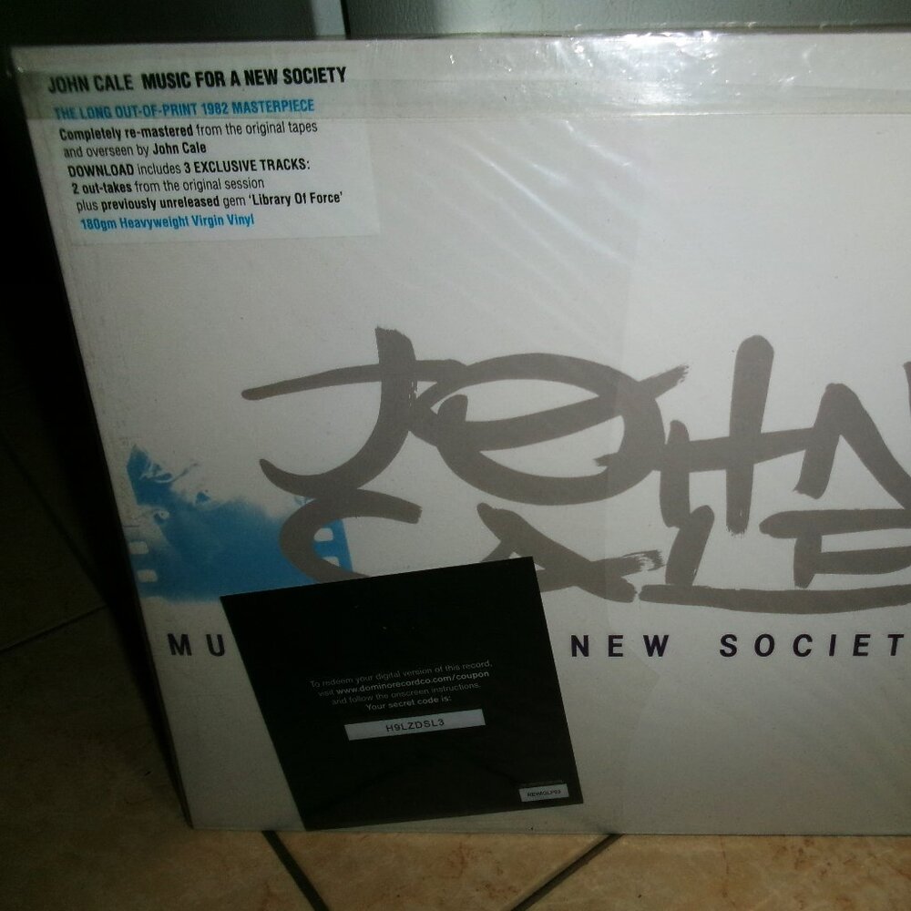 John Cale Music For A New Society New 2016 Eu 180 Gram Lp - punk rock cbgb fear